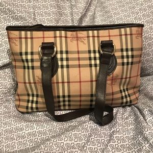 Burberry Haymarket Tote